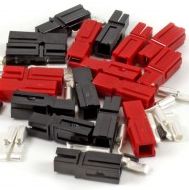 10 Sets Anderson Powerpole Stecker PP30 (30A) – Rot/schwarz, Für 12-14 AWG Kabel, Push-In